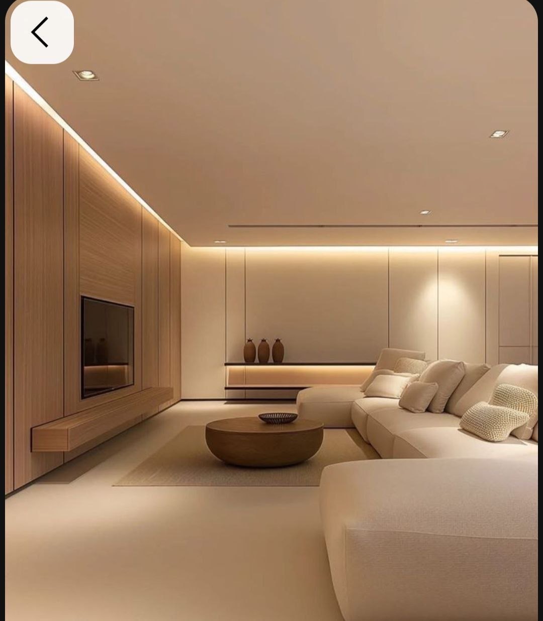 Recessed Ceiling Detail