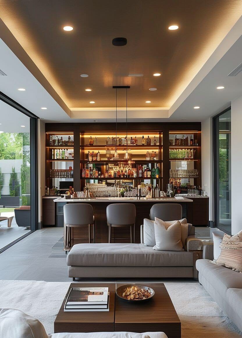 Recessed Lounge Tray
